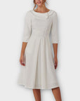 Jolie Moi Sloan 3/4 Sleeve Midi Dress - 18