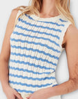 Joules Zinnia Wave Knit Tank - S/M