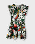 Joy Couture Picasso Print Dress - 8