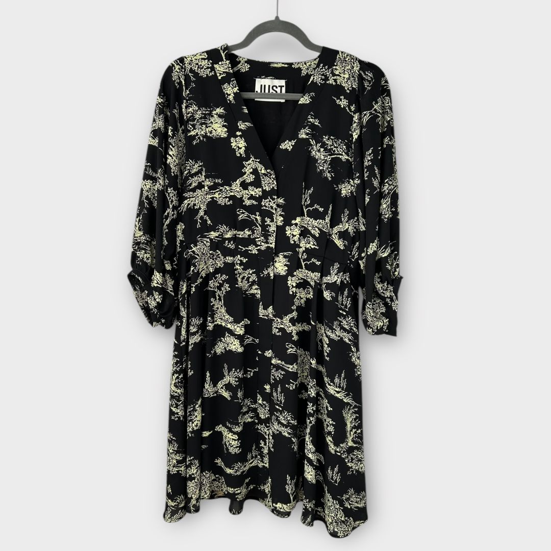 Just Female Mako Pleat Dress - 10 (S)