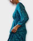 Kaffe Kadori Print Midi Dress - 12