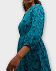 Kaffe Kadori Print Midi Dress - 12