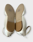 Kailee P. Gloria Bridal Round Toe Flat with Mini Pearls - 7/39