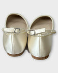 Kailee P. Gloria Bridal Round Toe Flat with Mini Pearls - 7/39