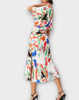 Karen Millen Abstract Bias Cut Midi Dress - 8