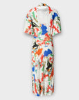 Karen Millen Abstract Bias Cut Midi Dress - 8
