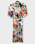 Karen Millen Abstract Bias Cut Midi Dress - 8