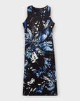 Karen Millen Abstract Swirl Printed Jersey Crepe Maxi Dress - 16/18 (XL)