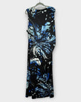 Karen Millen Abstract Swirl Printed Jersey Crepe Maxi Dress - 16/18 (XL)