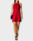Karen Millen Bow Neck A-line Mini Dress - 10/12
