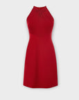 Karen Millen Bow Neck A-line Mini Dress - 10/12