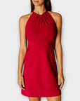 Karen Millen Bow Neck A-line Mini Dress - 10/12