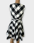 Karen Millen Check Cotton Blend Dress - 12