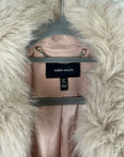 Karen Millen Faux Fur Cotton Coat - 10/12