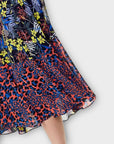 Karen Millen Floral Chiffon Midi Dress - 12