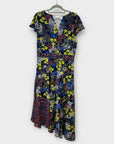 Karen Millen Floral Chiffon Midi Dress - 12