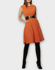 Karen Millen Panelled A-line Dress - 12