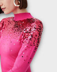 Karen Millen Sequin Knit Pencil Dress - 12/14 (M)
