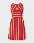 Karen Millen Stripe Dress - 10