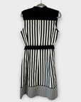 Karen Millen Striped Cotton Blend Dress - 12