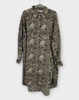 Karen by Simonsen Delia Animal Print Oversized Shirt Dress - S/M