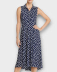 Kate Spade Cloud Print Midi Dress - 10