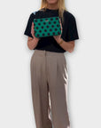 Kate Spade Polka Dot Print Cosmetics Bag