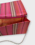 Kate Spade Stripe Satin Vintage Canvas Bag