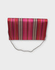Kate Spade Stripe Satin Vintage Canvas Bag