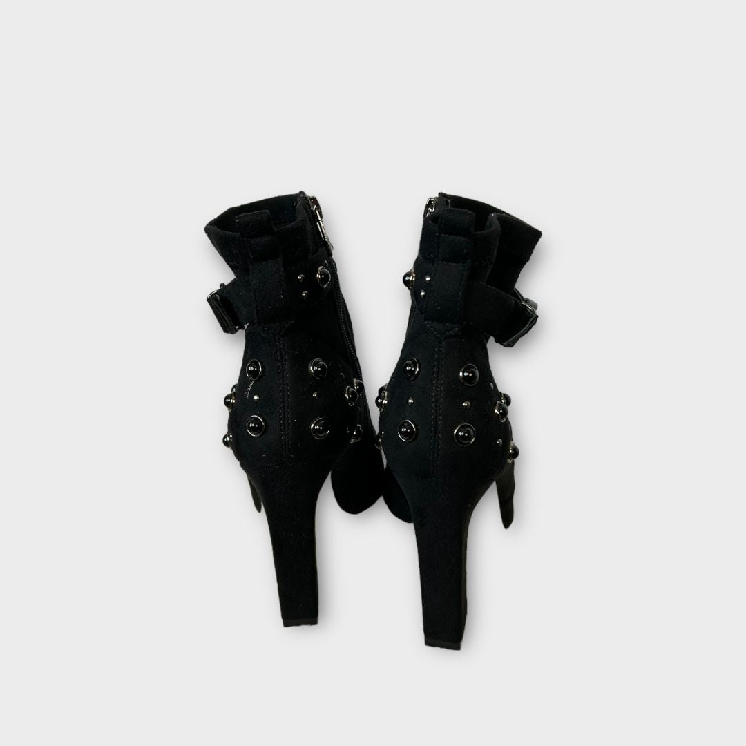 Kazar Suede Heeled Ankle Boots - 6/39