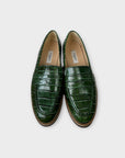 L.K. Bennett Croc Effect Flats - 2/35