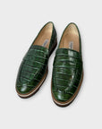 L.K. Bennett Croc Effect Flats - 2/35