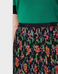 LK Bennett Avery 1940's Floral Print Pleated Midi Skirt - 12