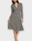 LK Bennett Edel Spot Print Dress - 16