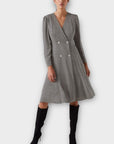 LK Bennett Edel Spot Print Dress - 16