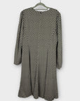 LK Bennett Edel Spot Print Dress - 16