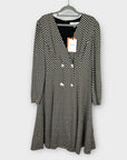 LK Bennett Edel Spot Print Dress - 16