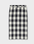 LK Bennett Maren Check Pencil Skirt - 12