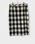 LK Bennett Maren Check Pencil Skirt - 12