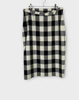 LK Bennett Maren Check Pencil Skirt - 12