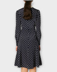 LK Bennett Mathilde Polkadot Silk Dress - 12