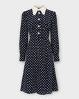 LK Bennett Mathilde Polkadot Silk Dress - 12