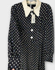LK Bennett Mathilde Polkadot Silk Dress - 12