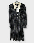LK Bennett Mathilde Polkadot Silk Dress - 12