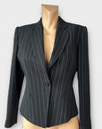 LK Bennett Wool Pinstripe Blazer - 10
