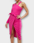Lavish Alice Asymmetric One Shoulder Dress - 12