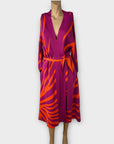 Lennon Courtney & Kilkenny Stripe Knit Cardigan - 12/14 (M)