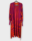 Lennon Courtney & Kilkenny Stripe Knit Cardigan - 12/14 (M)