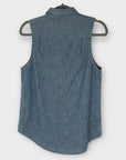 Levis Sleeveless Denim Top - 8 (XS)