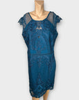 Lipsy Embroidered Lace Dress - 18